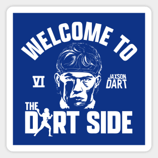 Giants Jaxson Dart Side Art Magnet